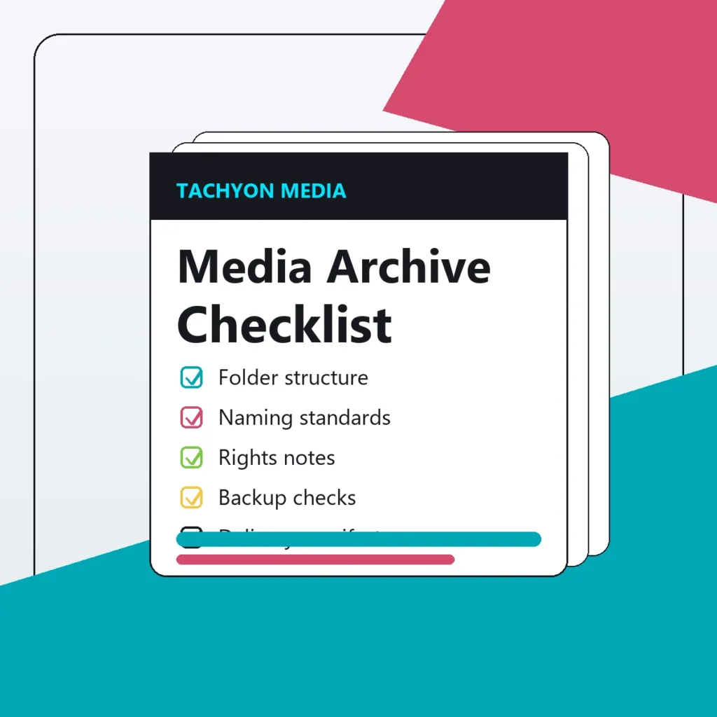 Media Archive Checklist cover image